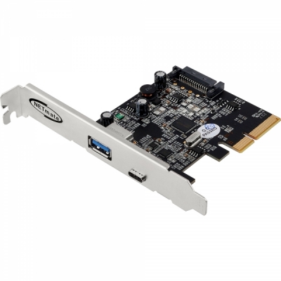 강원전자 넷메이트 U-1770 USB3.1 Gen2 2포트 PCI Express 카드(슬림PC겸용)