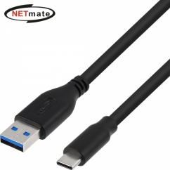 강원전자 넷메이트 USB3.1(3.0) C타입 AM-CM 케이블 0.3m (블랙)