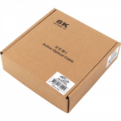 강원전자 넷메이트 HDMI2.1 Hybrid AOC 배관용 케이블 10m (골드)