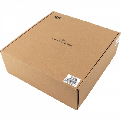 강원전자 넷메이트 HDMI2.1 Hybrid AOC 배관용 케이블 100m (골드)