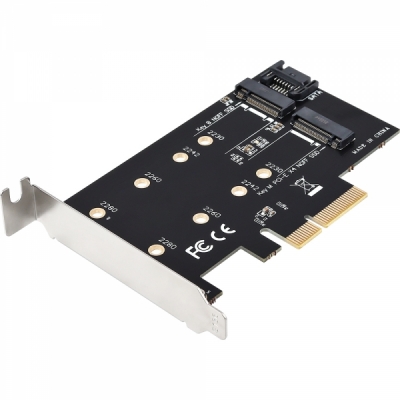 강원전자 넷메이트 NVMe & SATA M.2 SSD PCI Express 카드