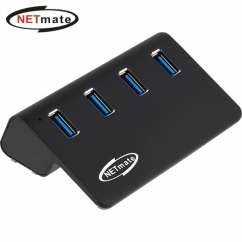 강원전자 넷메이트 USB3.2 4포트 허브 (블랙)