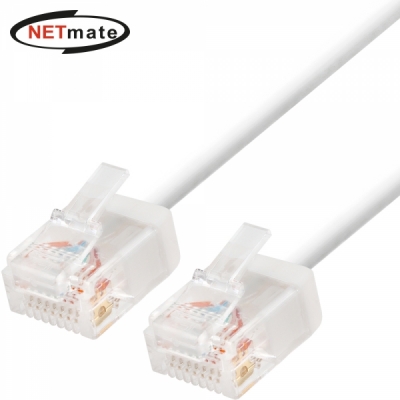 강원전자 넷메이트 CAT.6 UTP 초슬림 랜 케이블 1m NM-USS610