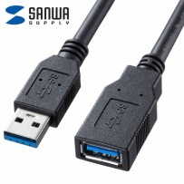 강원전자 산와서플라이 KU30-EN05K USB3.0 연장 AM-AF 케이블 0.5m