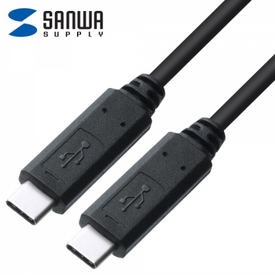 강원전자 산와서플라이 KU-CCP510 USB C타입 5A 100W 고속충전 케이블 1m