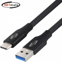 강원전자 넷메이트 NM-UAC301B USB3.1 Gen2 AM-CM 케이블 1m (블랙)