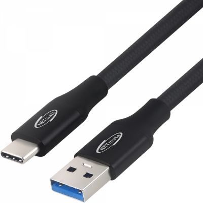 강원전자 넷메이트 NM-UAC301B USB3.1 Gen2 AM-CM 케이블 1m (블랙)