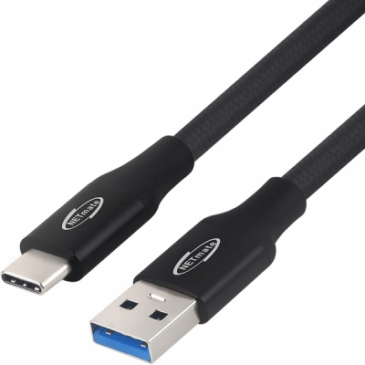 강원전자 넷메이트 NM-UAC302B USB3.1 Gen2 AM-CM 케이블 2m (블랙)