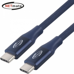 강원전자 넷메이트 NM-UCC301PD USB3.1 Gen2 C타입 5A 100W 고속충전 케이블 1m
