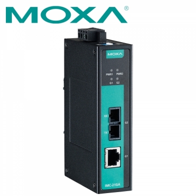 MOXA 산업용 기가비트 이더넷 광 컨버터(SC/멀티/500m/850nm)