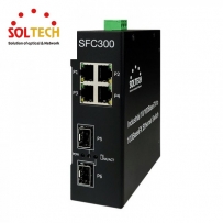 솔텍 SFC300-POE 4+2포트 PoE 스위칭 허브(SFP 2포트)