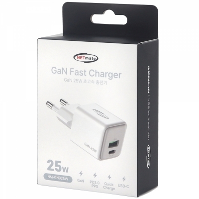 강원전자 넷메이트 USB PD 25W GaN 초고속 멀티 충전기
