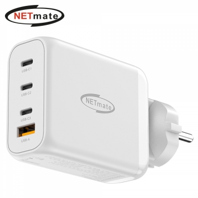 강원전자 넷메이트 NM-GN100W USB PD 100W GaN 접지 초고속 멀티 충전기