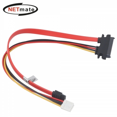 강원전자 넷메이트 SATA 22핀 / SATA + ITX 미니 4핀 케이블 0.3m