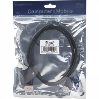 강원전자 넷메이트 mini DisplayPort to DisplayPort 1.4 케이블 1m