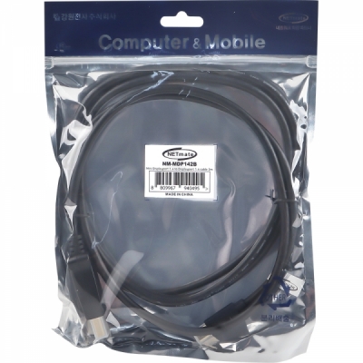 강원전자 넷메이트 mini DisplayPort to DisplayPort 1.4 케이블 2m