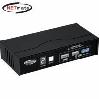 강원전자 넷메이트 NM-DK8302P 8K 지원 Displayport KVM 2:1 스위치(USB)