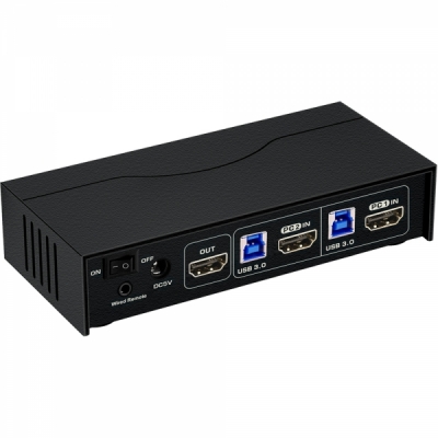 강원전자 넷메이트 8K 60Hz HDMI KVM 2:1 스위치(USB)