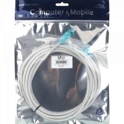 LS전선 CAT.6 UTP EZ 플러그 랜 케이블 3m (그레이)