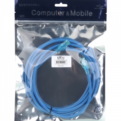 LS전선 CAT.6 UTP EZ 플러그 랜 케이블 3m (블루)