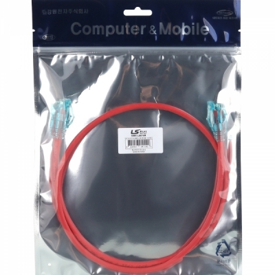 LS전선 CAT.6 UTP EZ 플러그 랜 케이블 1m (레드)