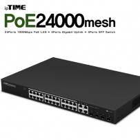 ipTIME(아이피타임) POE24000mesh 24포트 PoE 스위칭 허브