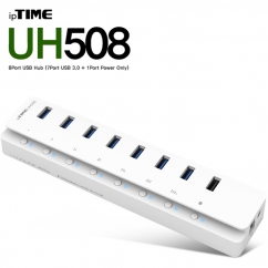 ipTIME(아이피타임) UH508 USB3.0 7+1포트 허브