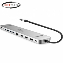 강원전자 넷메이트 NM-TCD13 USB 올인원 도킹 스테이션
