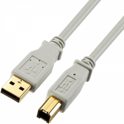 강원전자 산와서플라이 USB2.0 AM-BM 케이블 3m (USB-IF 인증)