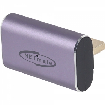 강원전자 넷메이트 HDMI 2.1 M/F 왼쪽 꺾임 젠더 NM-HG2107