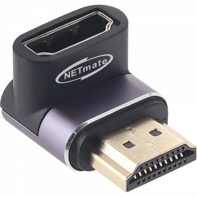 강원전자 넷메이트 HDMI 2.1 M/F 아래쪽 꺾임 젠더
