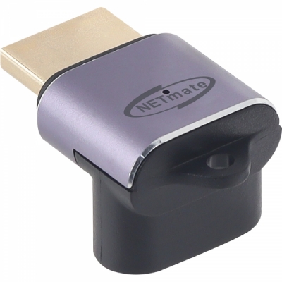 강원전자 넷메이트 HDMI 2.1 M/F 아래쪽 꺾임 젠더