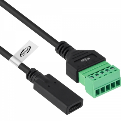 강원전자 넷메이트 USB2.0 CF / 터미널 블록 케이블 1m