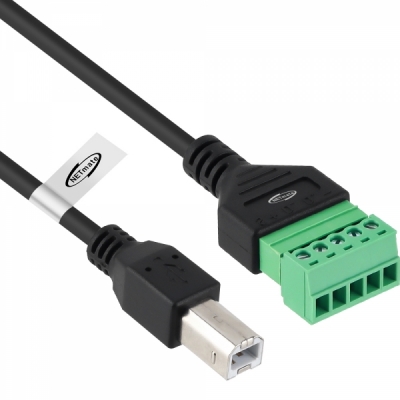 강원전자 넷메이트 USB2.0 BM / 터미널 블록 케이블 1m