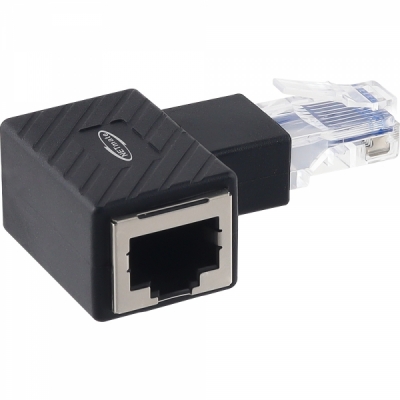 강원전자 넷메이트 RJ-45 오른쪽 꺾임 젠더
