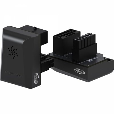 강원전자 넷메이트 450W 12VHPWR 변환 어댑터 (블랙/RVS 180도) [EZDIY-FAB]