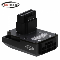 강원전자 넷메이트 450W 12VHPWR 변환 어댑터 (블랙/STD 90도) [EZDIY-FAB]