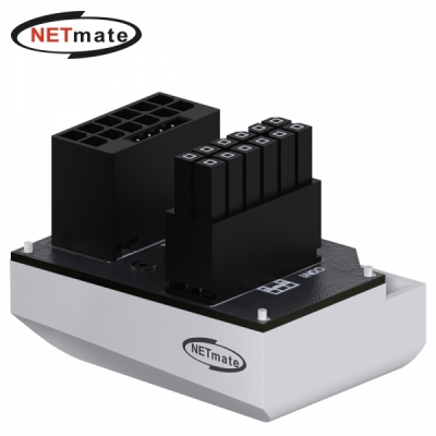강원전자 넷메이트 450W 12VHPWR 변환 어댑터 (화이트/RVS 180도) [EZDIY-FAB]