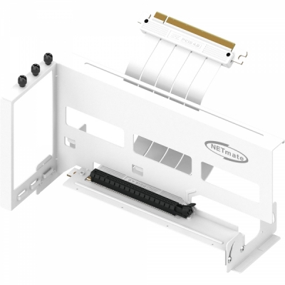 강원전자 넷메이트 NM-HPI33317 PCI-E 4.0 라이저 케이블 지지대 키트 (화이트/각도조절)