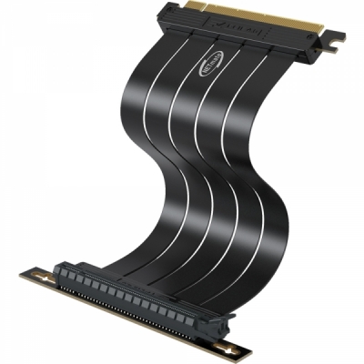 강원전자 넷메이트 PCI-E 4.0 라이저 케이블 200mm (블랙/90도) [EZDIY-FAB]