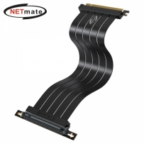 강원전자 넷메이트 NM-DPC1721 PCI-E 4.0 라이저 케이블 300mm (블랙/90도)