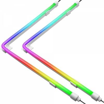 강원전자 넷메이트 ARGB NEON LED 스트립 라이트 400mm(2PACK) [EZDIY-FAB]