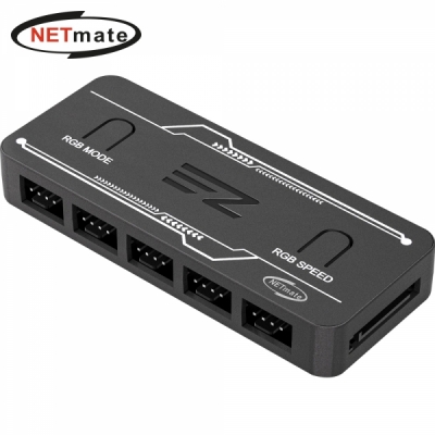 강원전자 넷메이트 NM-DPC0655 ARGB 5포트 & PWM 5포트 팬허브