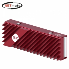 강원전자 넷메이트 M.2 SSD 알루미늄 방열판 (레드) [EZDIY-FAB]