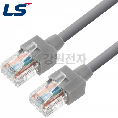 LS전선 NMX-LS505G CAT.5E UTP 랜 케이블 0.5m (그레이)