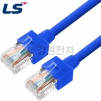 LS전선 NMX-LS505BL CAT.5E UTP 랜 케이블 0.5m (블루)