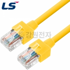 LS전선 NMX-LS510Y CAT.5E UTP 랜 케이블 1m (옐로우)