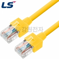 LS전선 CAT.5E UTP 랜 케이블 3m (옐로우)