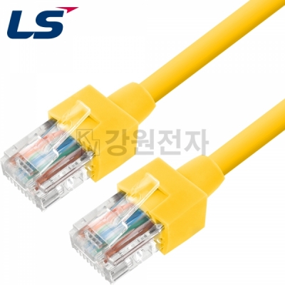LS전선 CAT.5E UTP 랜 케이블 3m (옐로우)