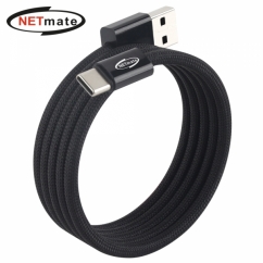 강원전자 넷메이트 USB2.0 마그네틱 AM-CM 케이블 1m (블랙)
